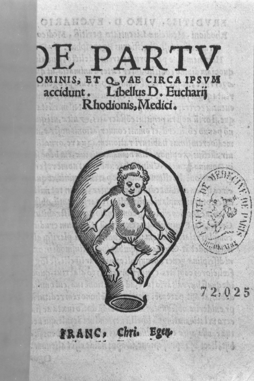 Primeira página, ilustração do chamado manuscrito de Rodião de French School