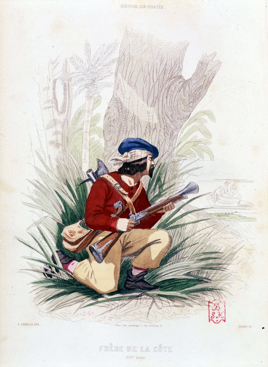 Irmão da costa (século XVII) - in "Histoire des pirates et privateers de l