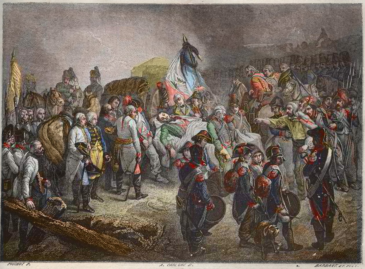 Funerailles Du General Marceau, Settembre 1796 (François Severin Marceau Desgraviers) - - Nova Enciclopédia Nacional de Maurice La Charest - 1870 - de French School