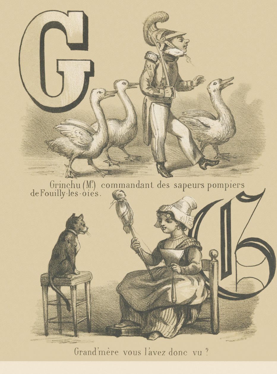 G: Grinchu (Sr.) comandante dos bombeiros de Fouilly-les-Oies - Grand&39;Mere você o viu de French School