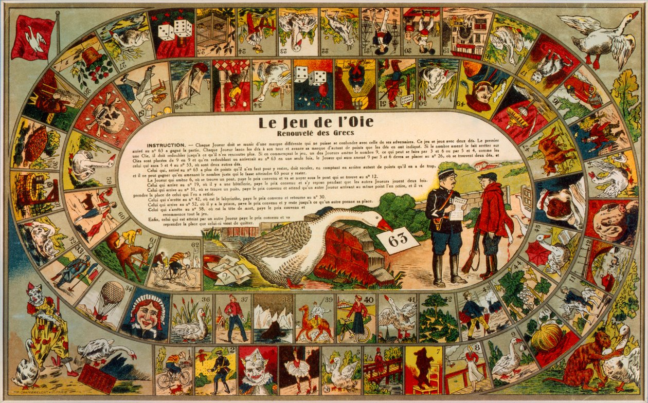 Jogo do Ganso, c.1925 de French School