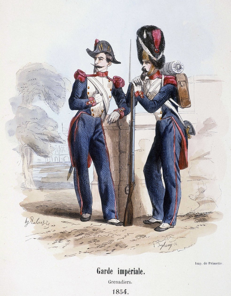 Garde Imperial: Grenadiers (1854) - em "Histoire de l