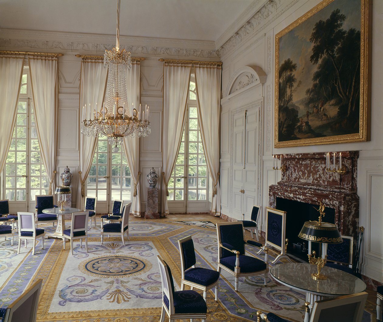 Sala de jardim da ala esquerda do Grand Trianon de French School