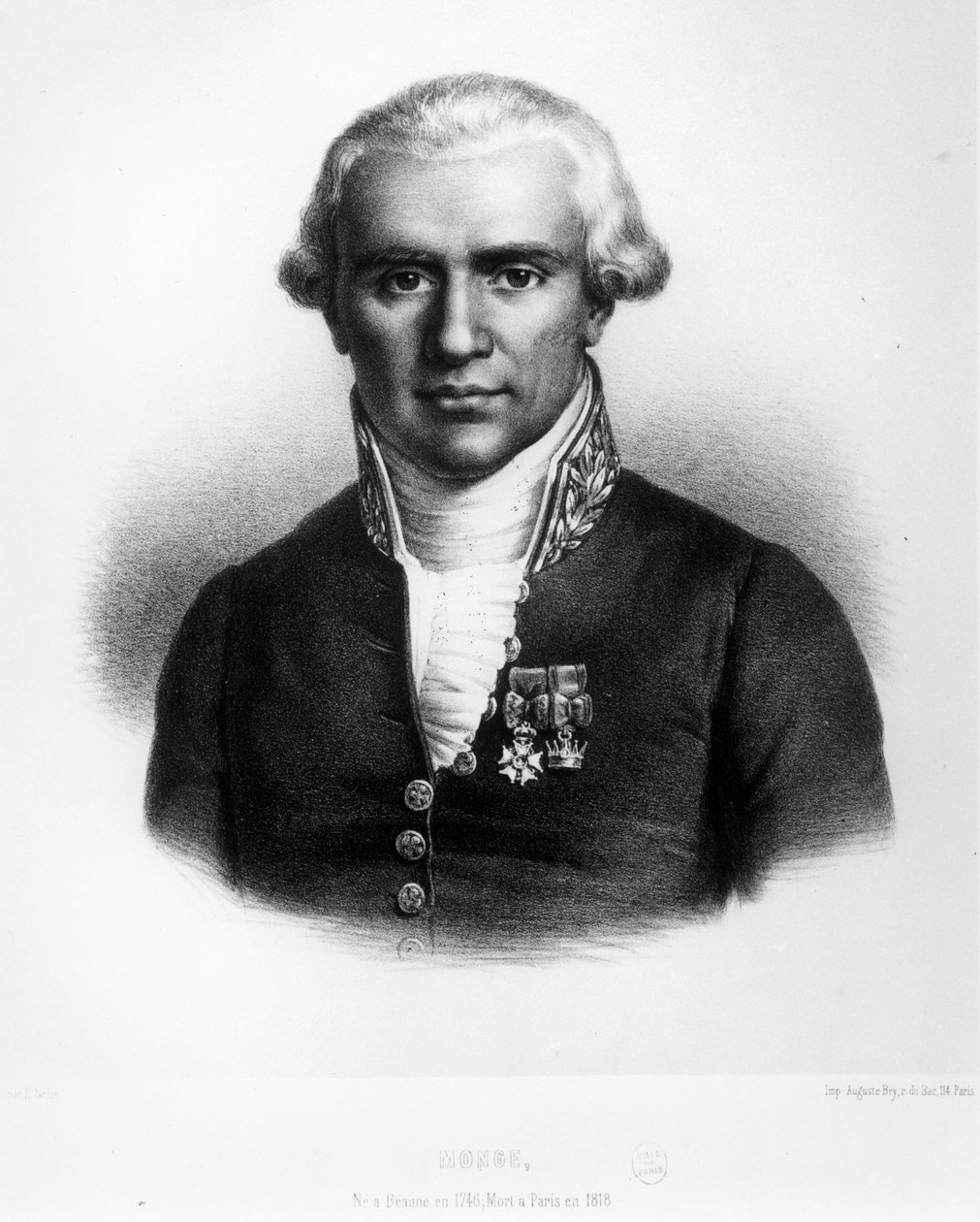 Gaspard Monge (1746-1818) Conde de Pelusa de French School