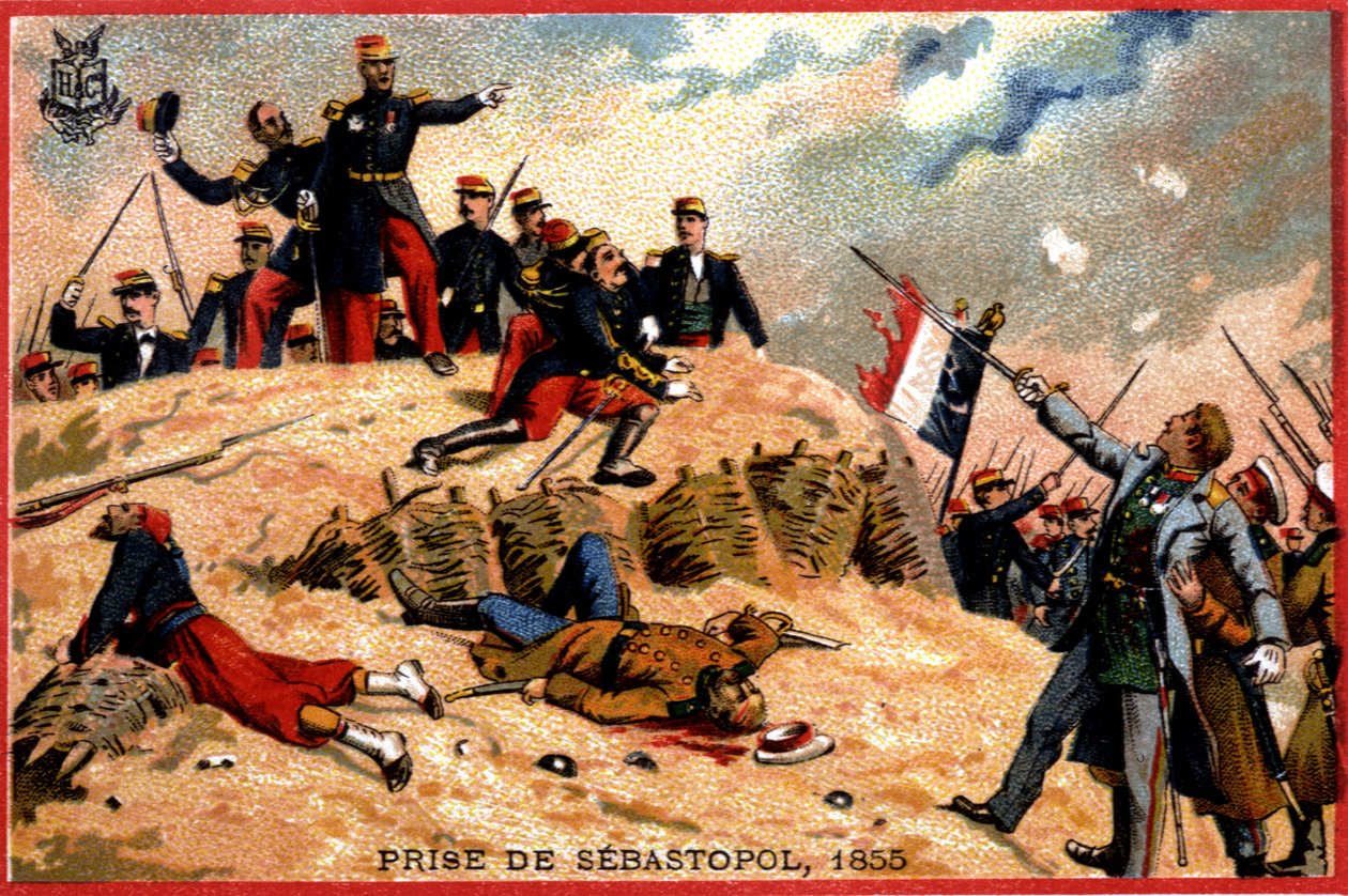 General Pelissier na Captura do Sevastopol de French School