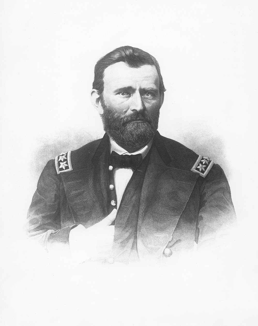 General Ulysses S. Grant (gravura) de French School