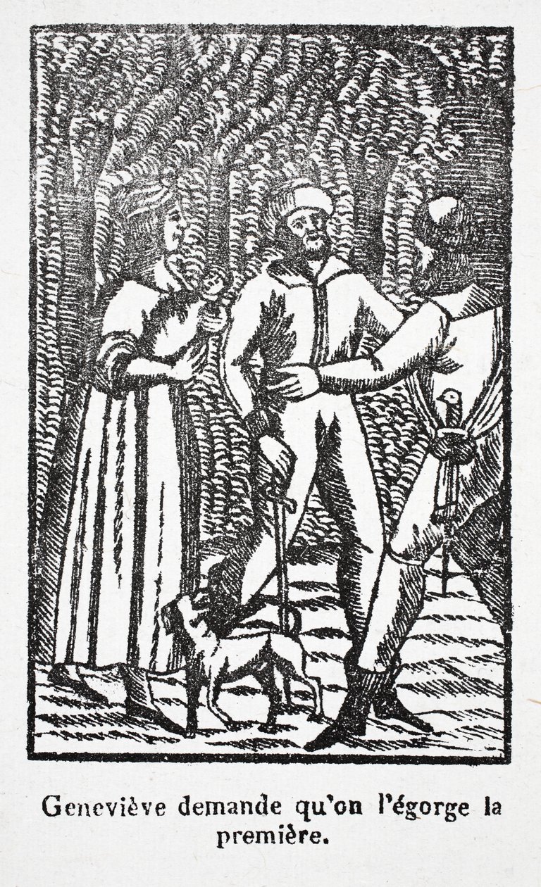 Genevieve pede que sua garganta seja cortada primeiro de French School