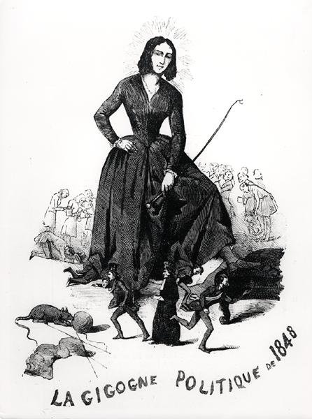 George Sand, a cegonha política, do 
