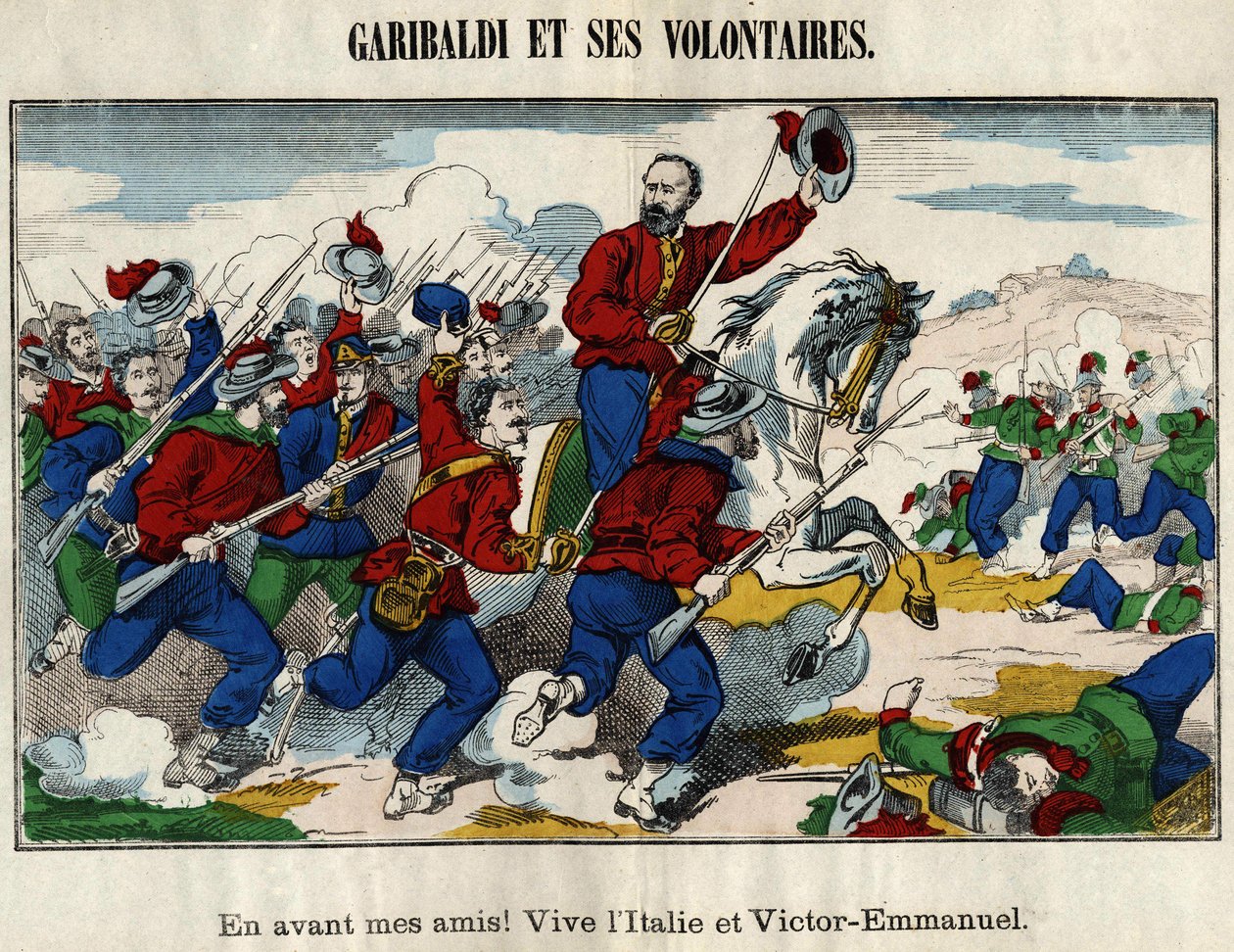 Giuseppe Garibaldi e Voluntários de French School