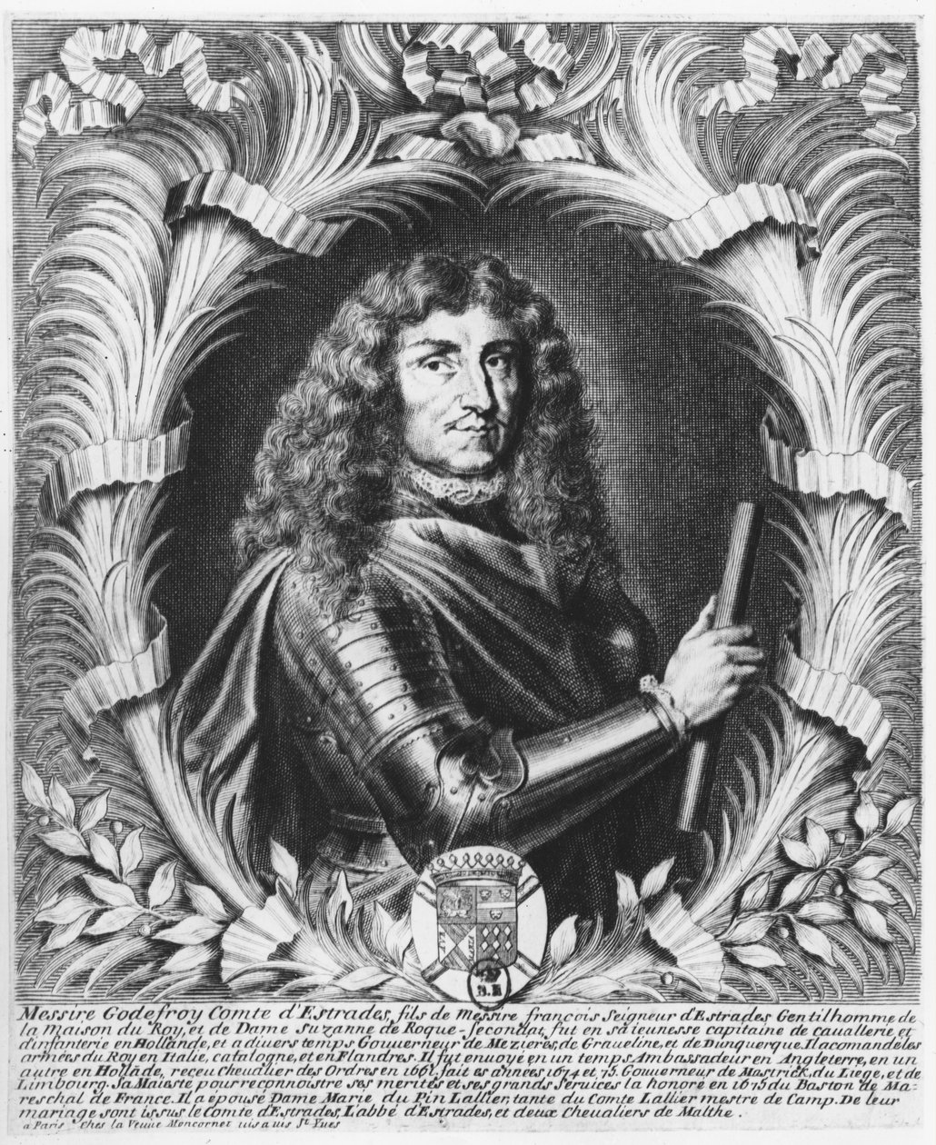 Godfrey, Conde de Estradas (gravura) de French School
