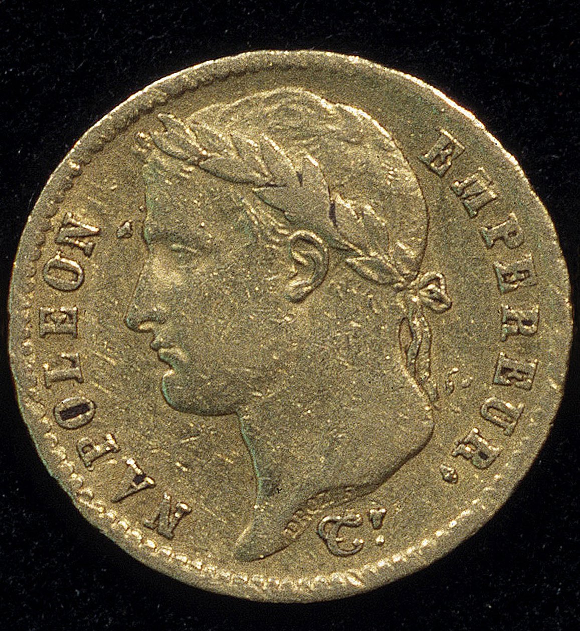 Moeda de ouro de 20 francos (Napoleão) de 1813. de French School