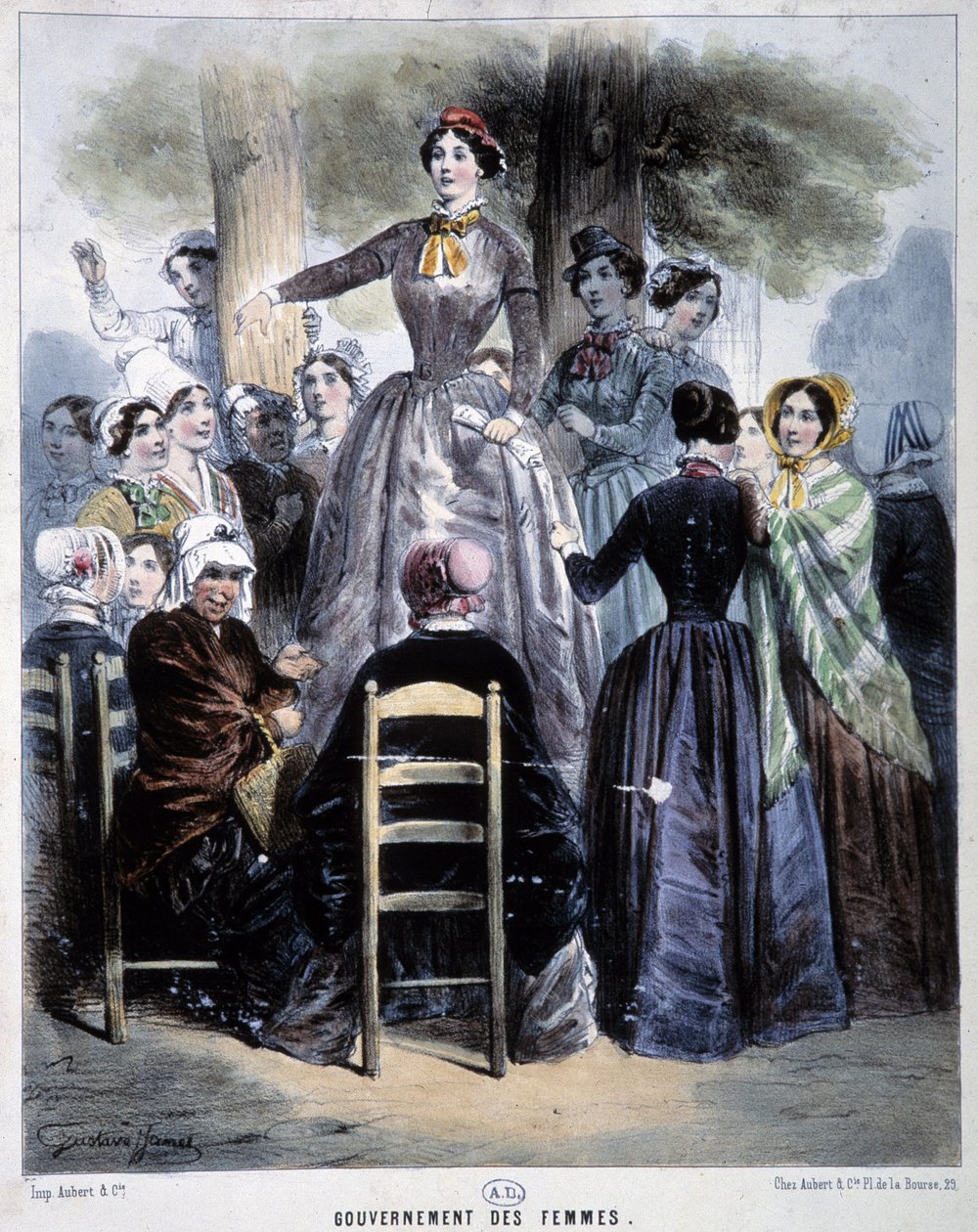 Governo de Mulheres, Revolução de 1848 de French School