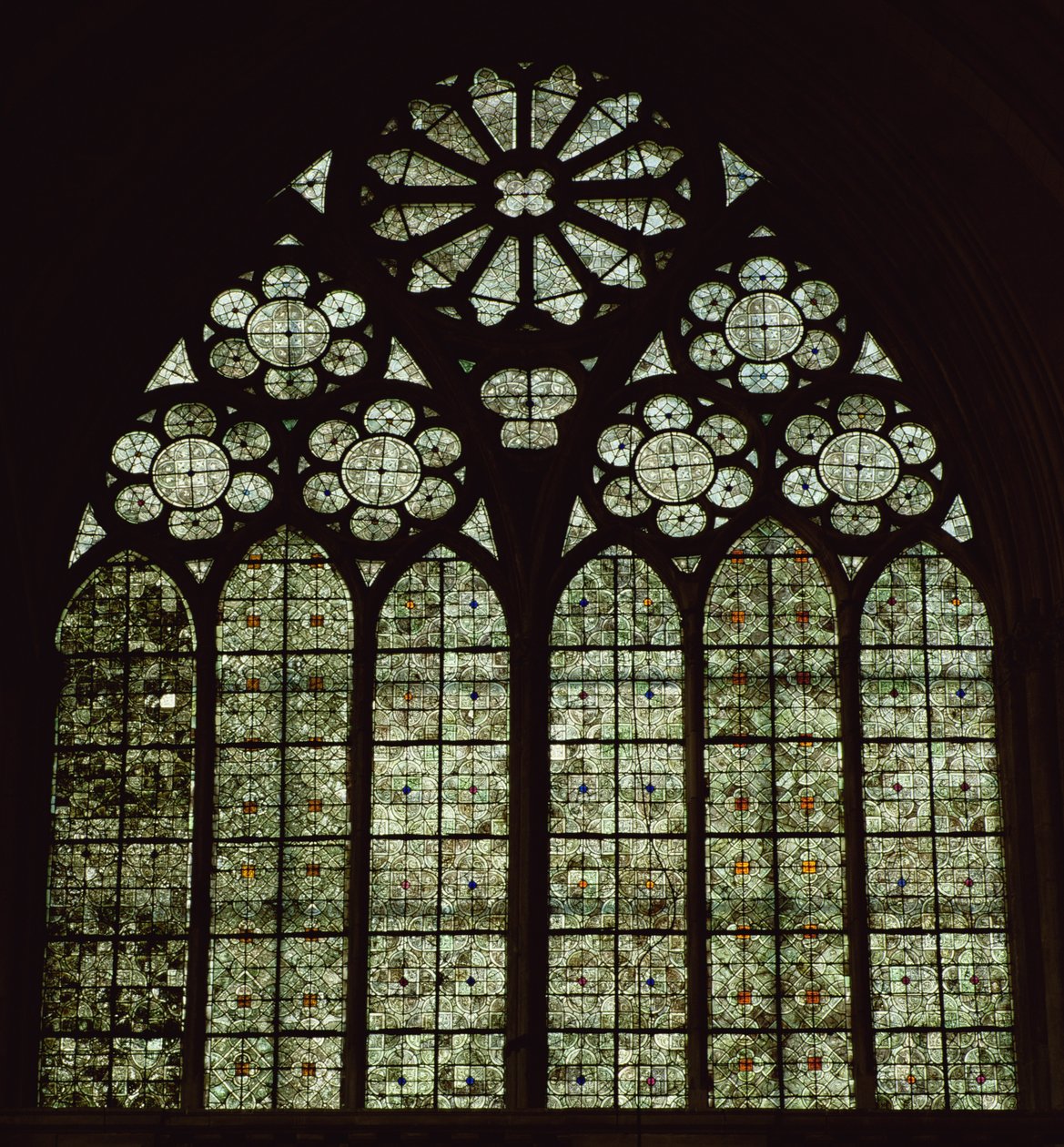 Janela estilo Grisaille de French School