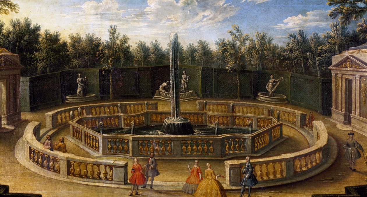 Bosque de Domes em Versailles de French School