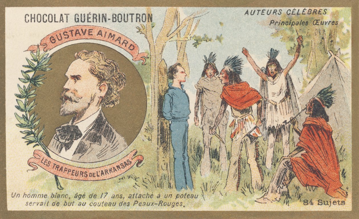 Gustave Aimard (1818-1883), escritor francês, autor de "Les trappers de l