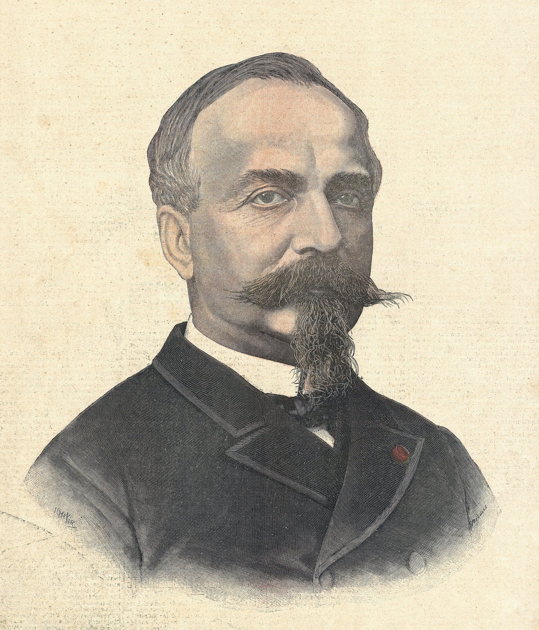 Gustave Noblemaire, o director da empresa ferroviária Paris-Lyon-Mediterranee de French School
