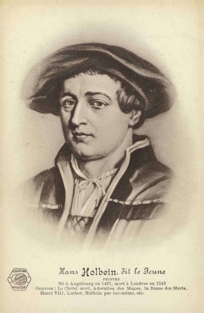Hans Holbein, o Jovem, pintor alemão (litografia) de French School