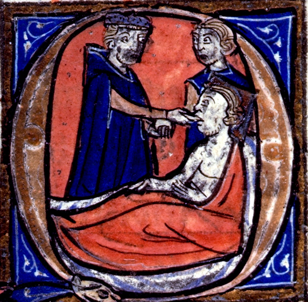Harley 3140 fol.39 Historiated 