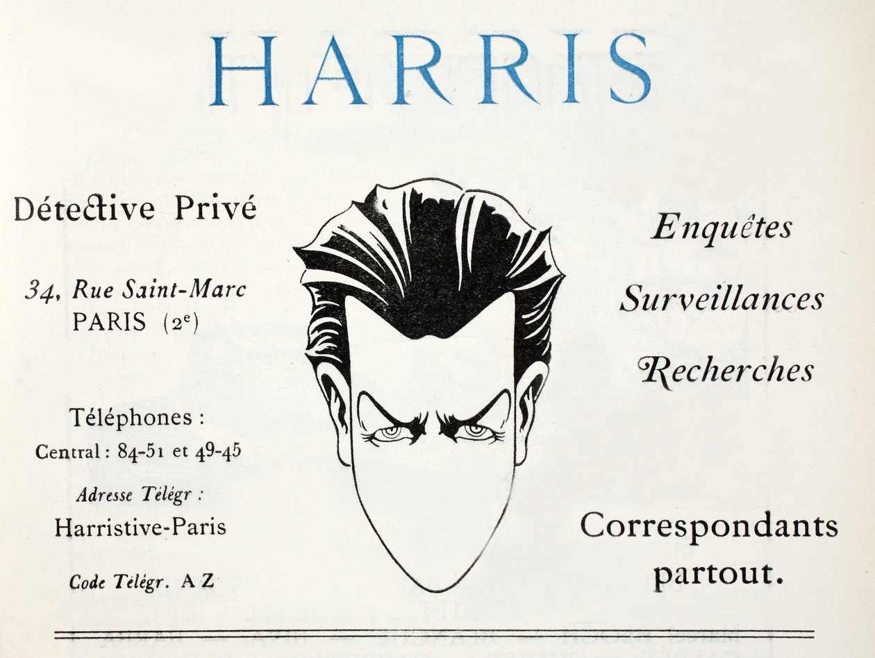 Harris - detetive particular (estêncil) de French School