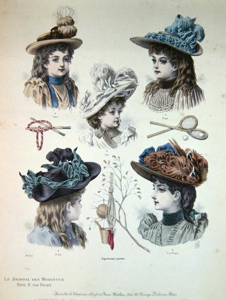 Modelos de chapéus para crianças e meninas de French School