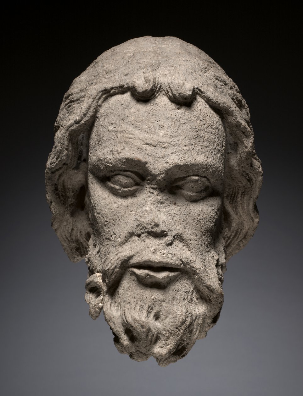 Chefe do Apóstolo do Portal Sul da Catedral de Thérouanne, c.1235-1240 de French School