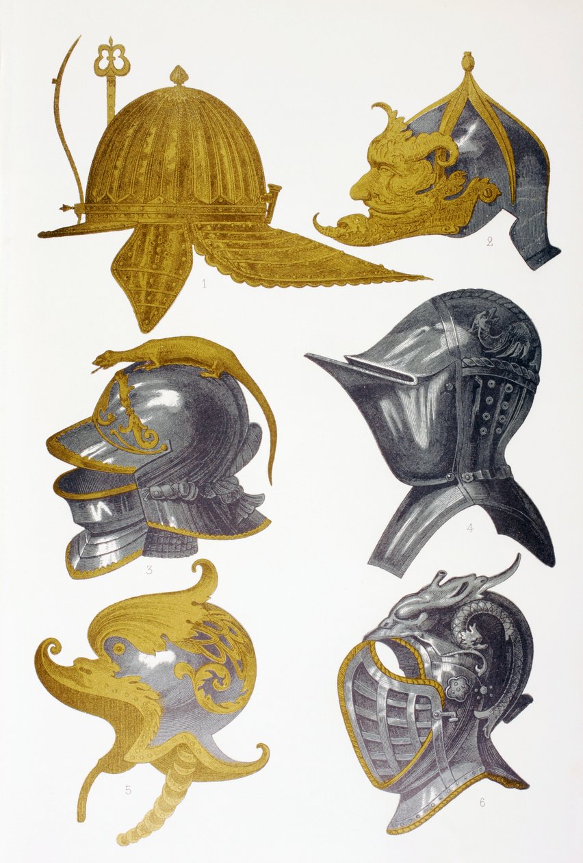 Capacetes, 1873 de French School