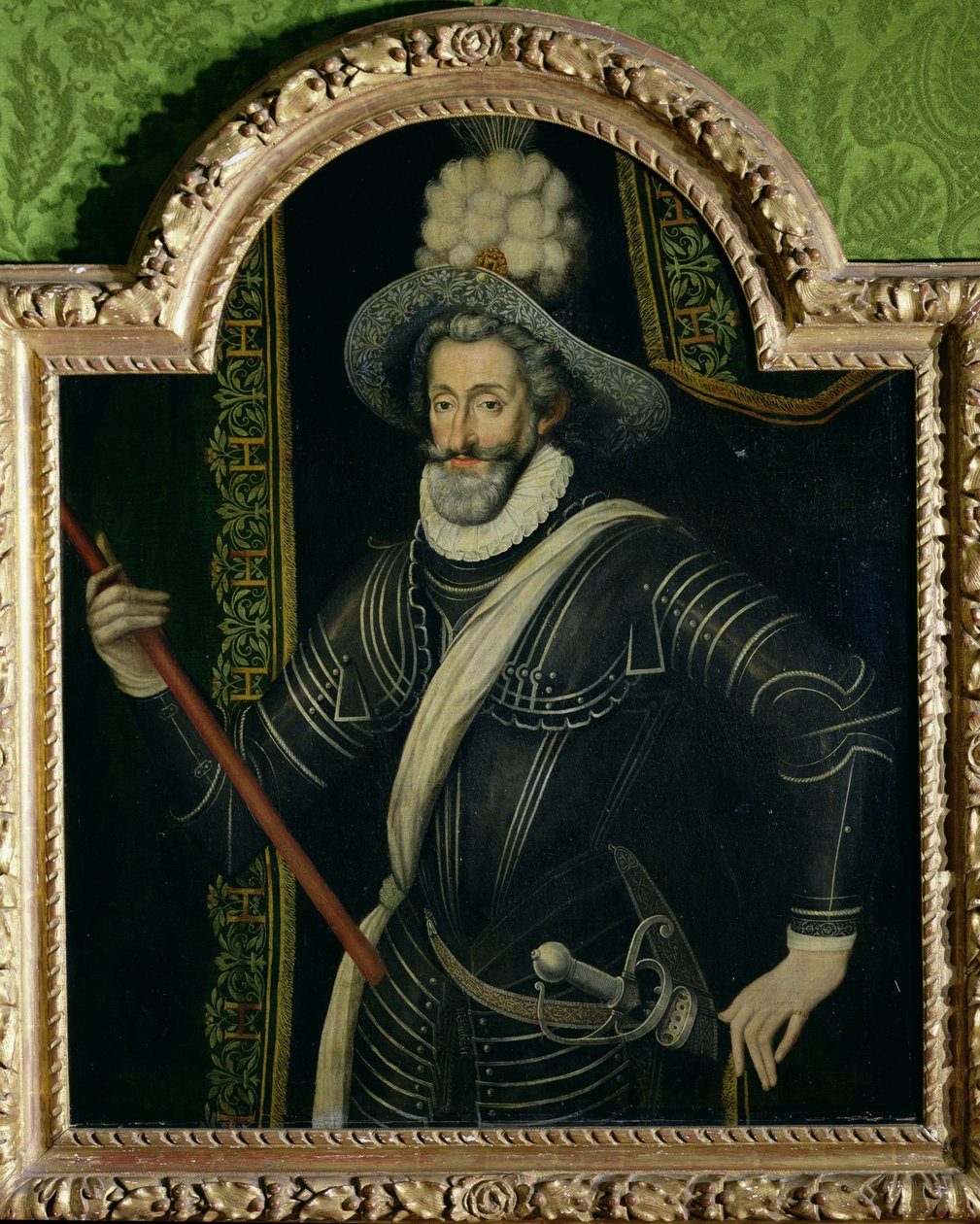 Henri IV (1553-1610) Rei da França e Navarra, c.1595 de French School