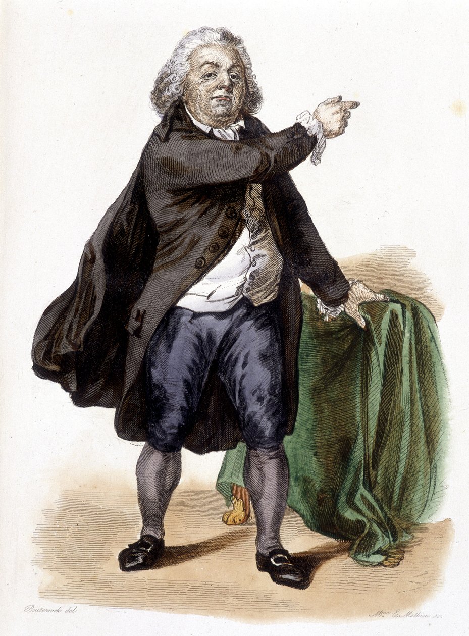 Honore Gabriel (Honore-Gabriel) Riqueti, Conde de Mirabeau (1749-1791) - in "Le Plutarque Français" de Mennechet de French School