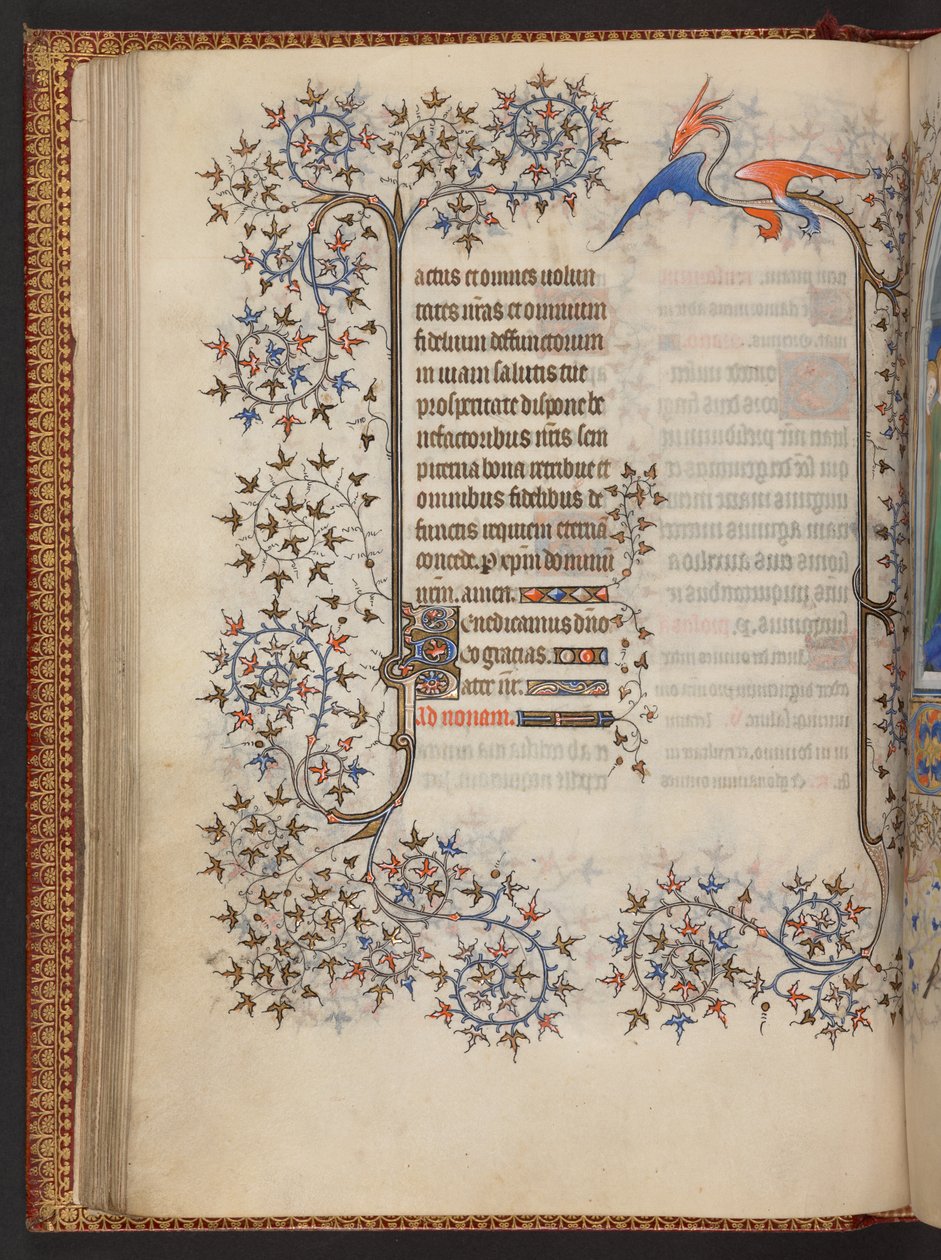 Horas da Virgem, Livro de Horas, Add MS 32454 f.37v, França de French School