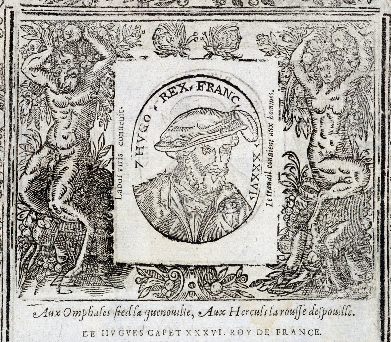 Hugues Capet - em "Os reis Capetianos" de French School