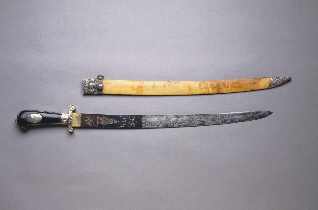 Espada de caça, c.1780 de French School