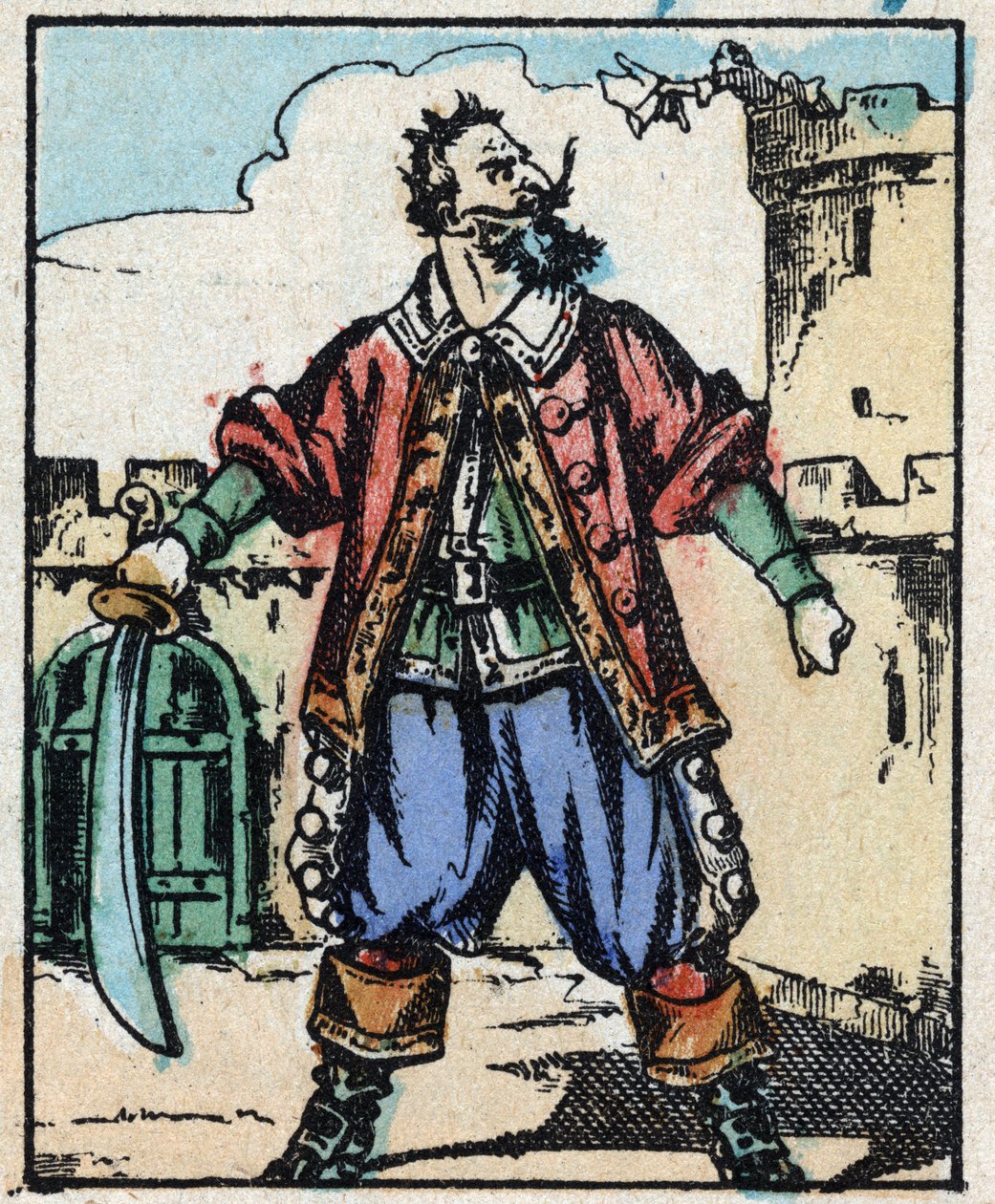 Ilustração para "Barba Azul". de French School