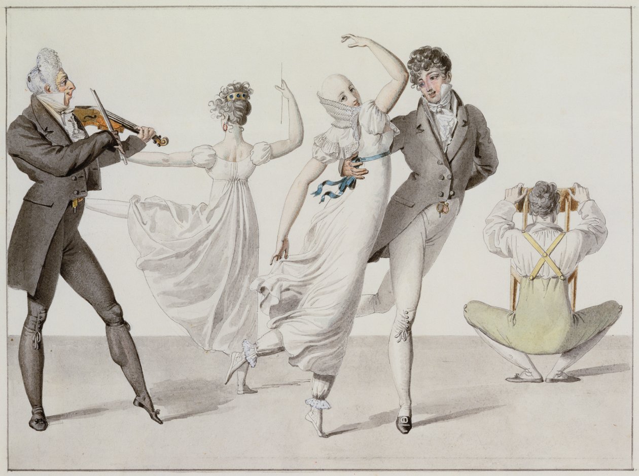 Ilustração de "The Good Kind", c.1810 de French School