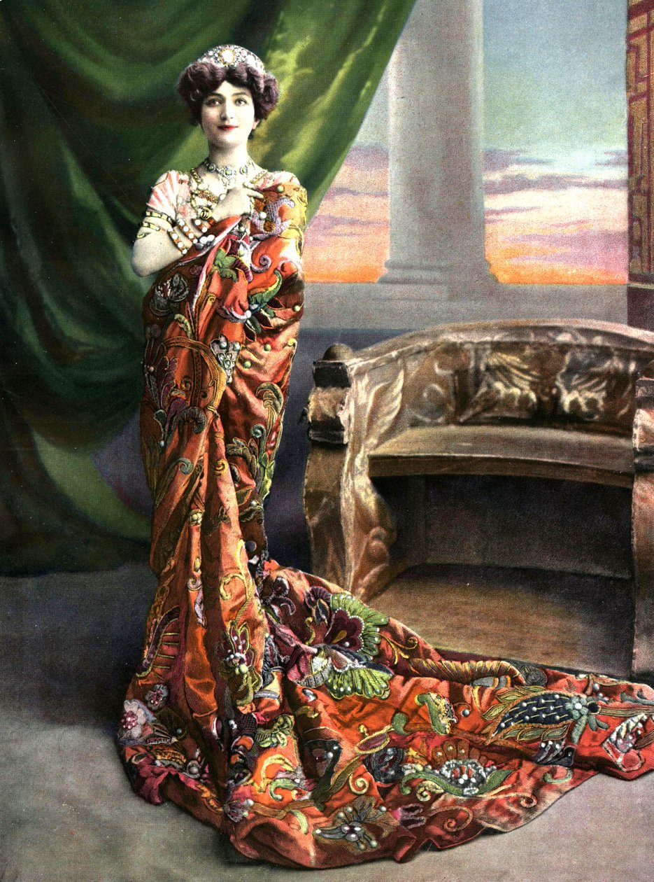 Ilustração da revista "Le Theatre". de French School