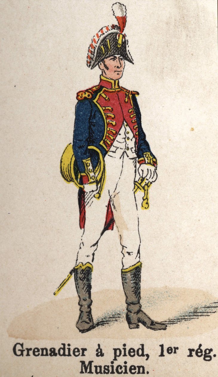 Guarda Imperial Napoleão I: Granadeiro a pé de French School