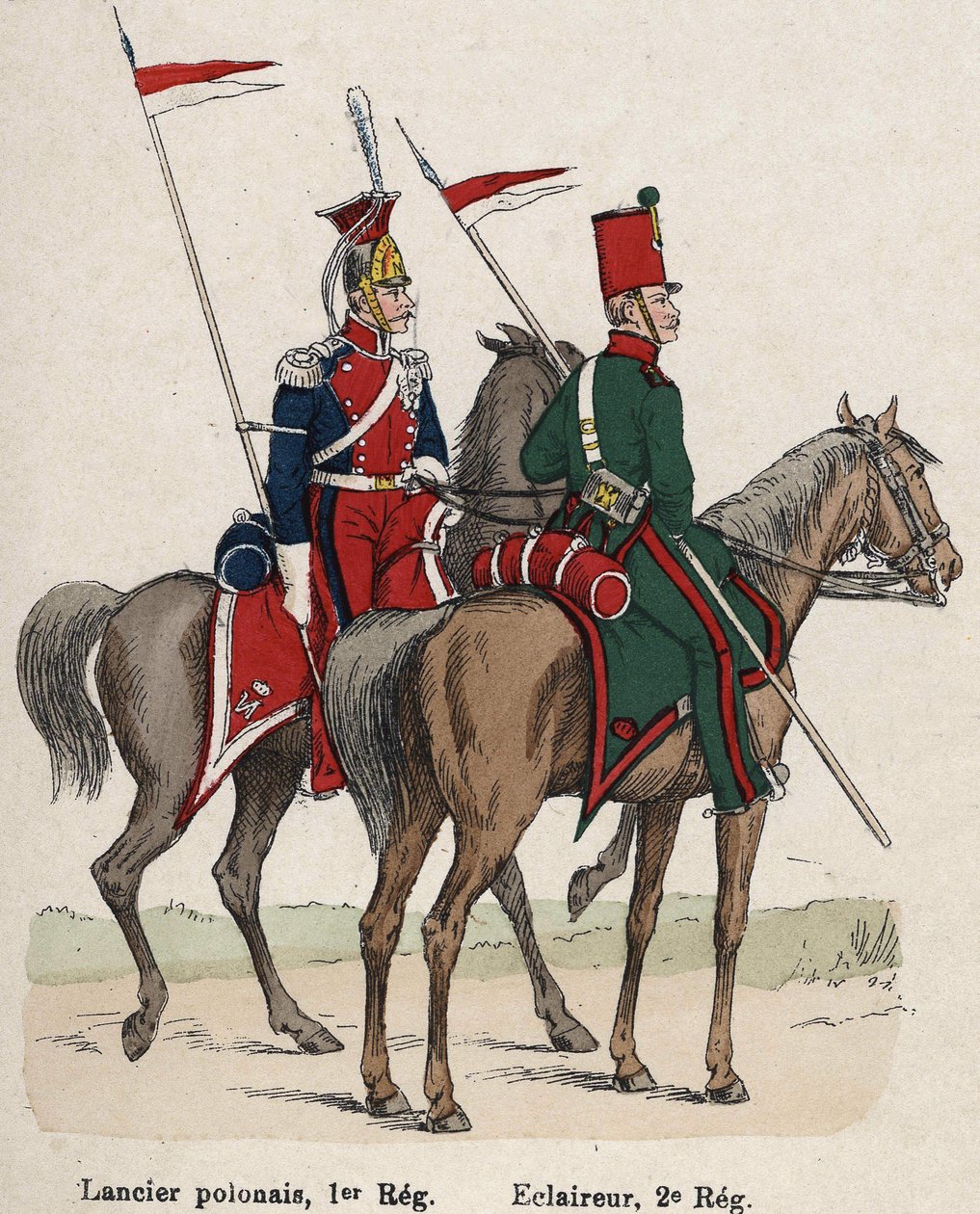 Guarda Imperial Napoleão I: Lanceiro Polaco de French School