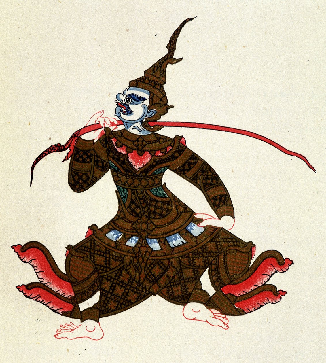 Indrajit (personagem Ramayana). Em "Contos do Camboja", de Auguste Pavie de French School
