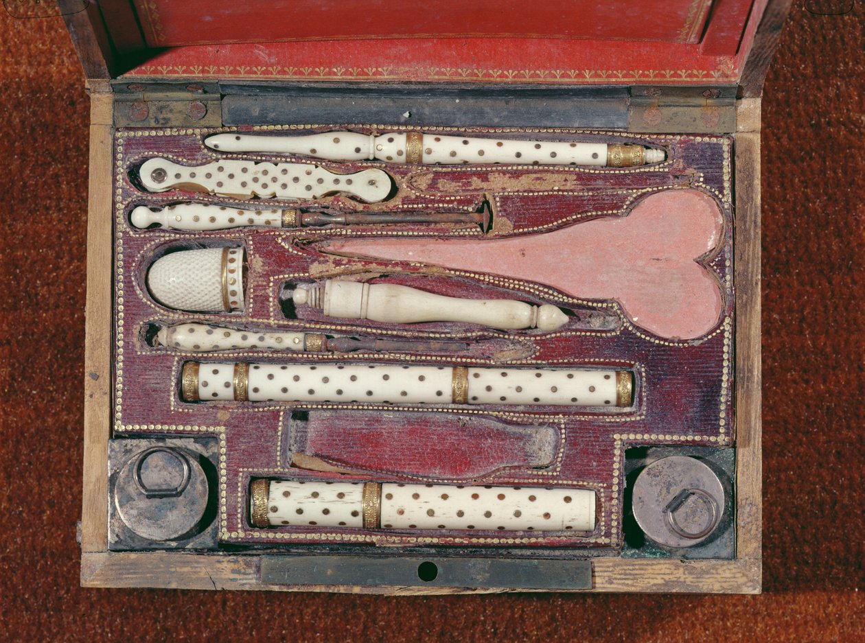 Estojo de instrumentos para vacinas, c.1820 de French School