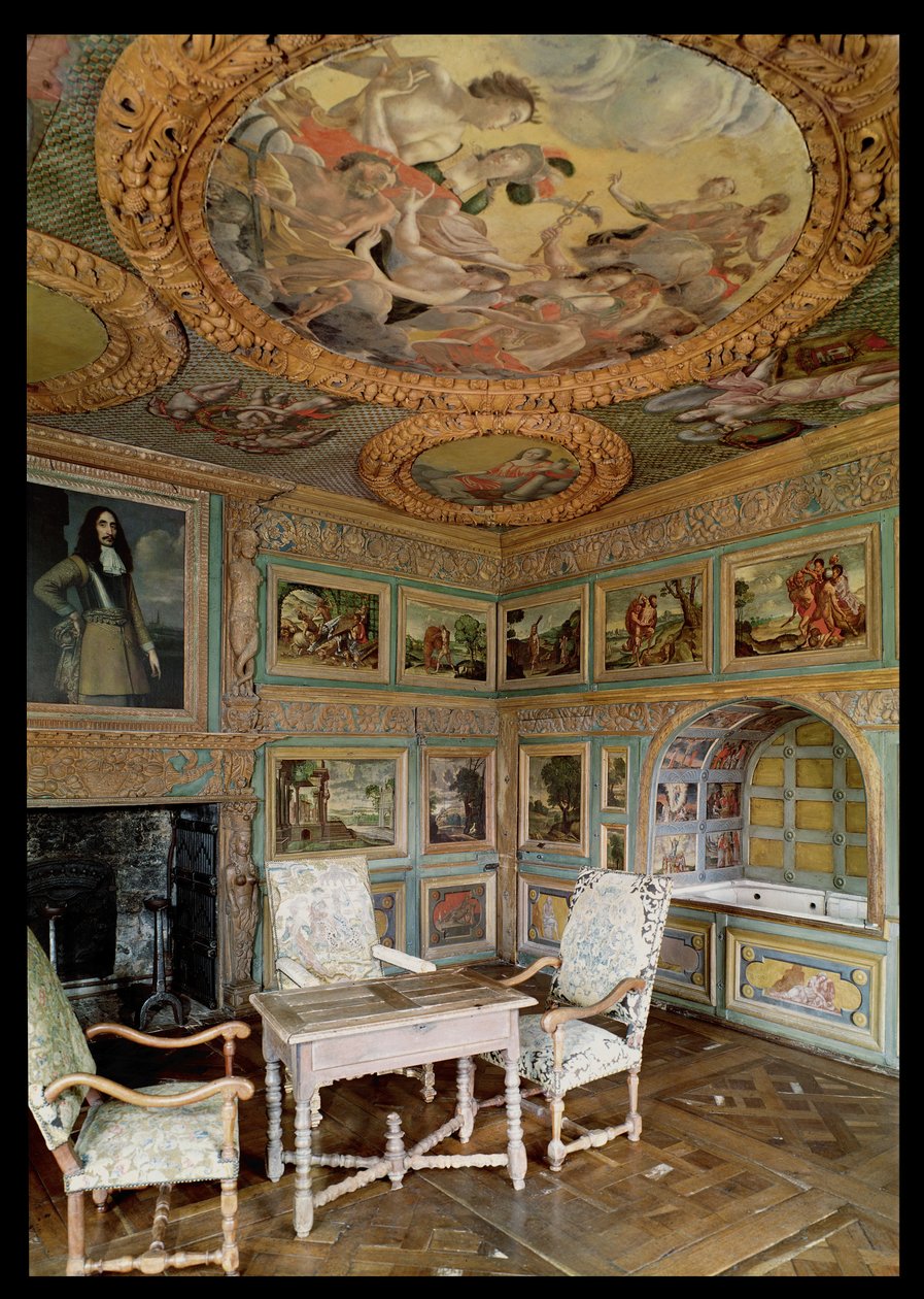 Interior da Salle Louis XIV ou a Salle de Bain de French School