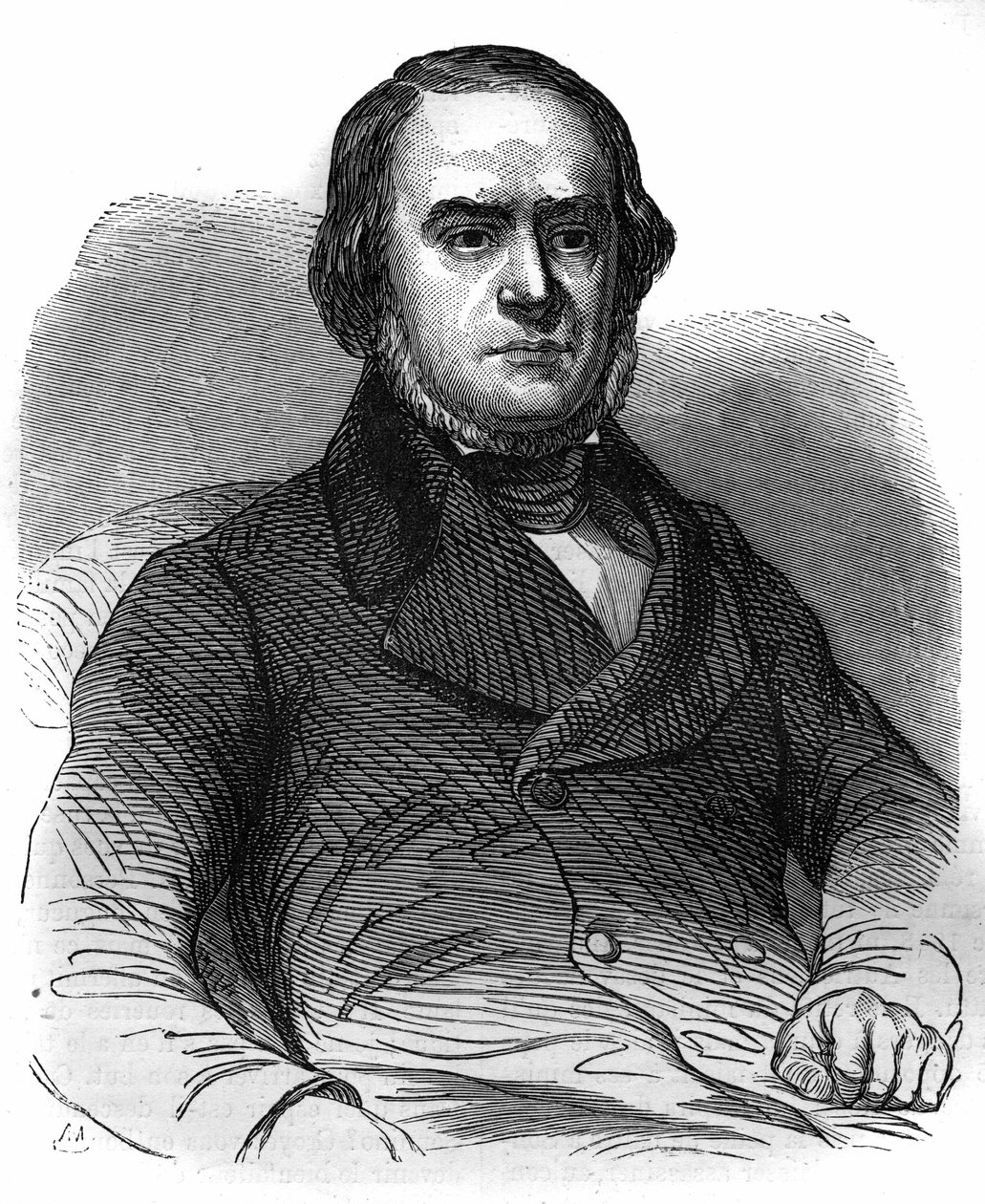 Movimento Nacional Italiano: Daniele Manin (1804-1857), proclama a República de Veneza (1848). Gravura em "Histoire des Papes-Rois-Queen and Empereurs a travessa les centuries", de Maurice Lachatre de French School