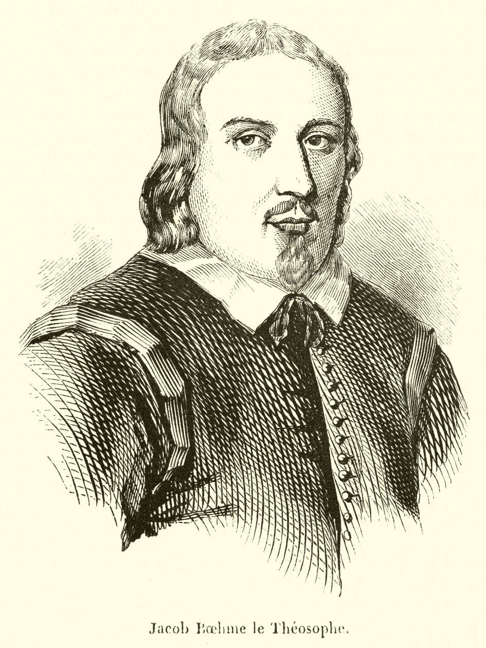 Jacob Boehme, o Teosofista (gravura) de French School