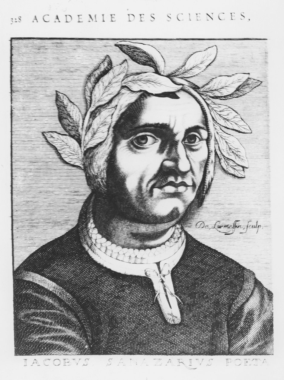 Jacopo Sannazaro (gravura) de French School