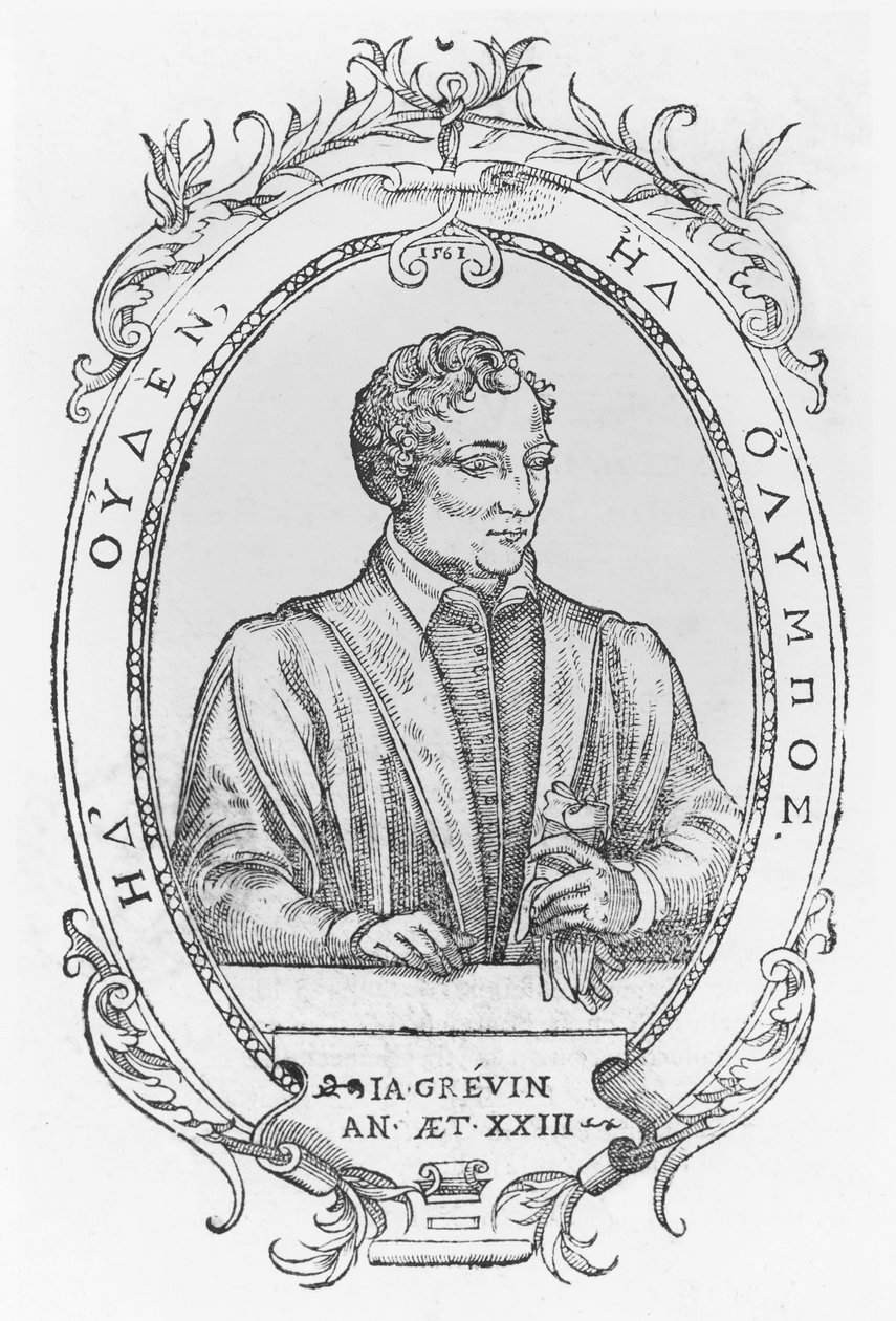 Jacques Grévin (gravura) de French School