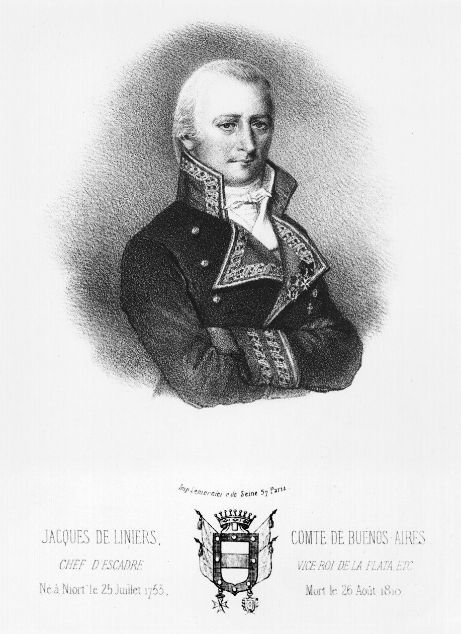 Jacques de Liniers (1753-1810) início do século XIX de French School