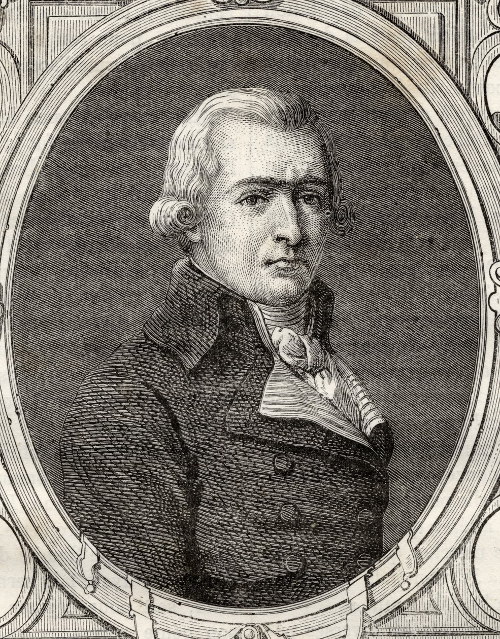 Jean-Baptiste-Andre Amar, de "História da Revolução Francesa" por Louis Blanc (1811-82) de French School