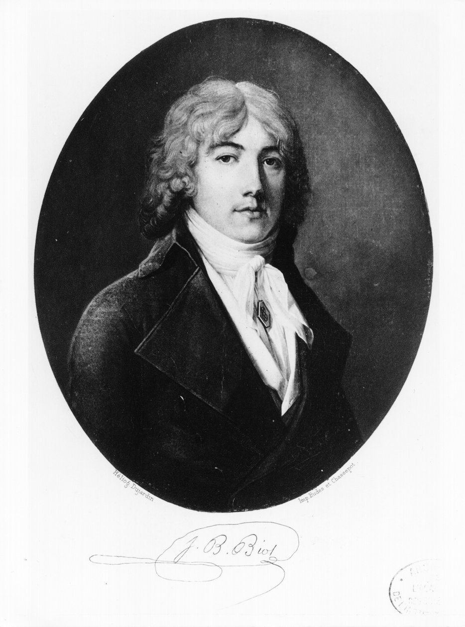 Jean-Baptiste Biot (1774-1862) início do século XIX de French School