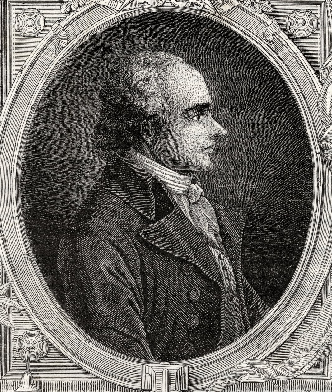 Jean-Denis, conde Lanjuinais, de "História da Revolução Francesa" por Louis Blanc (1811-82) de French School