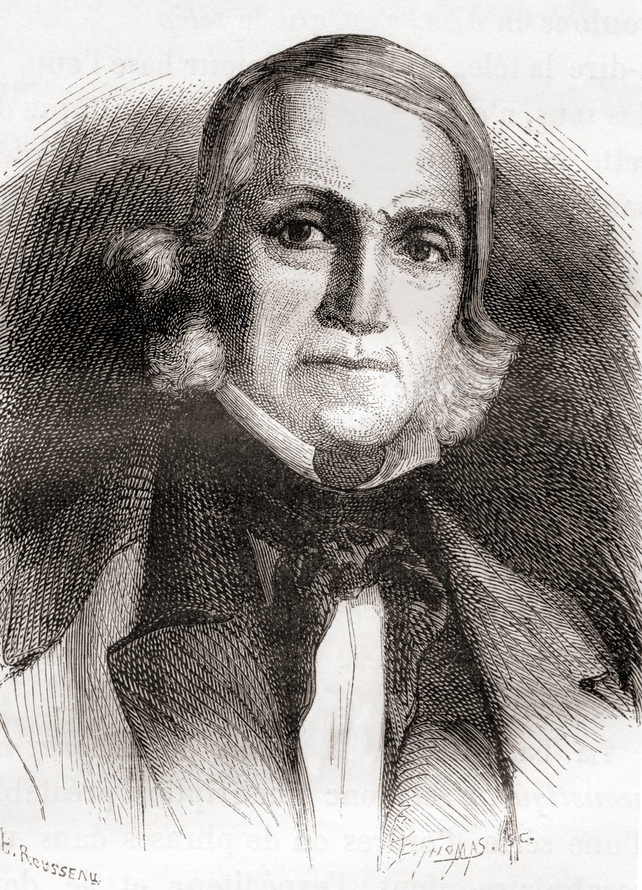 Jean-François Sudre, de Les Merveilles de la Science, publicado c.1870 (gravura) de French School