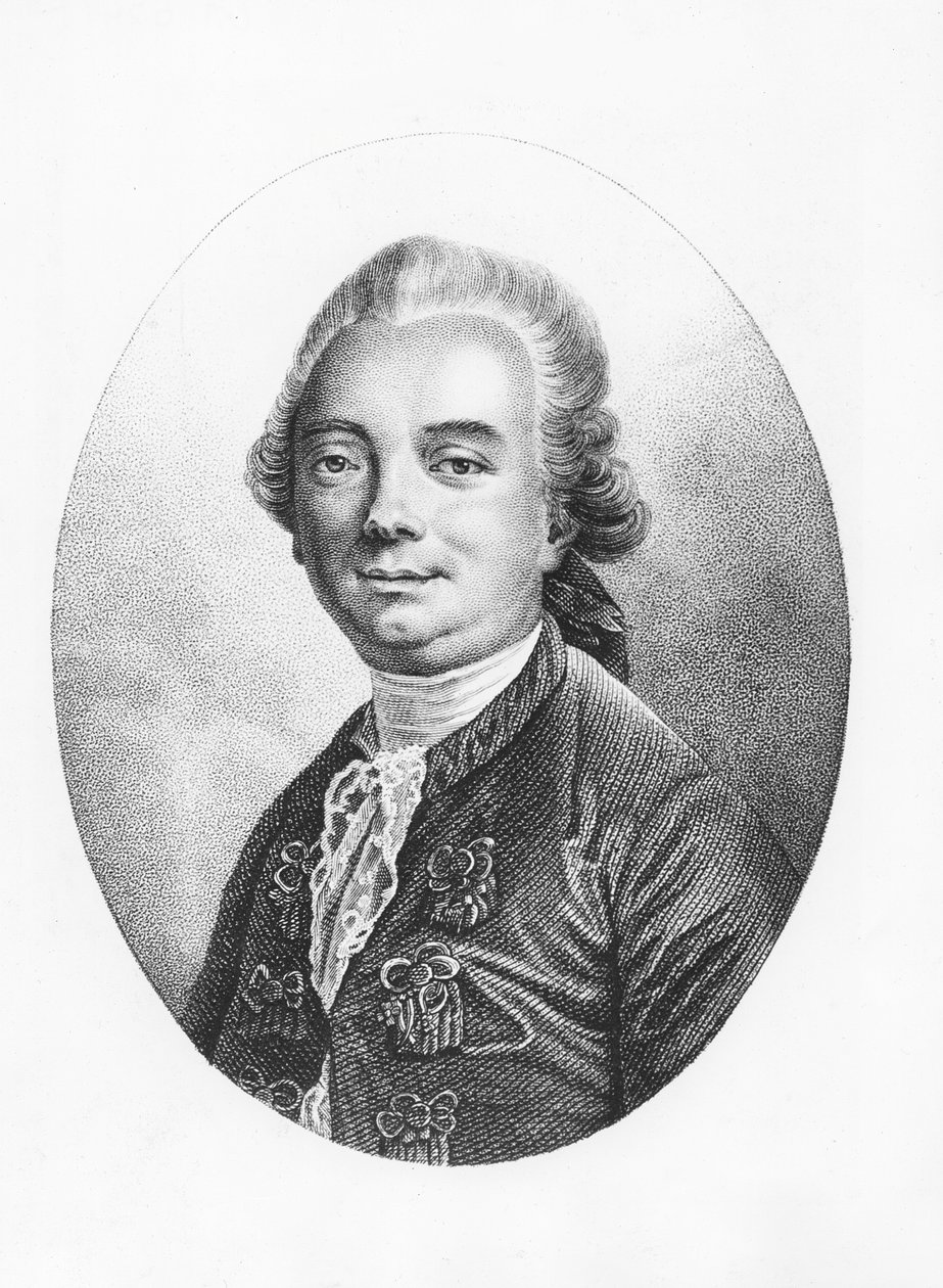 Jean-François de La Harpe (gravura) de French School
