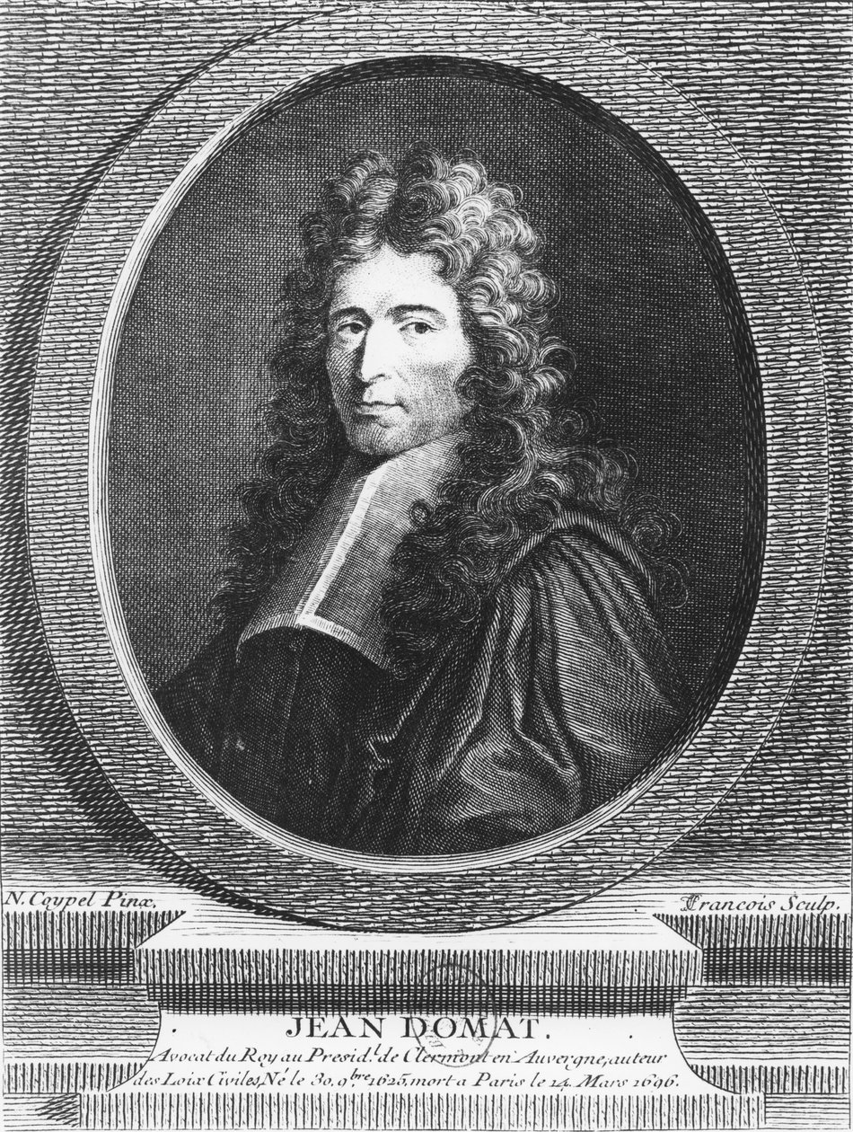 Jean Domat (gravura) de French School